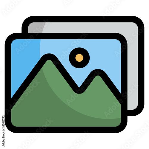 Gallery Icon For Design Element