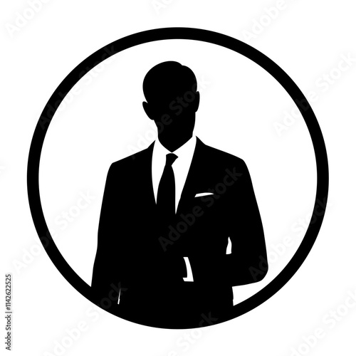Men Suits icon logo.  Vector image