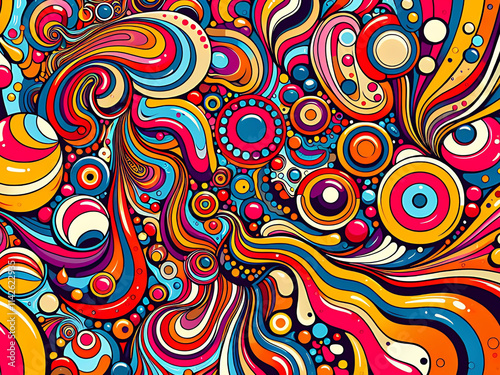 colorful psychedelic background