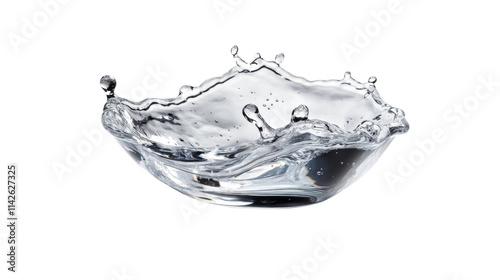 Water splash, transparent background