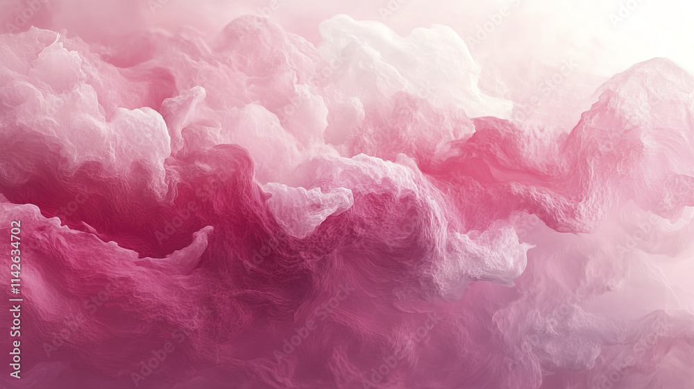 Dreamy pink gradient blending soft rose tones into abstract waves Dreamy pink gradient blending soft rose tones into abstract waves