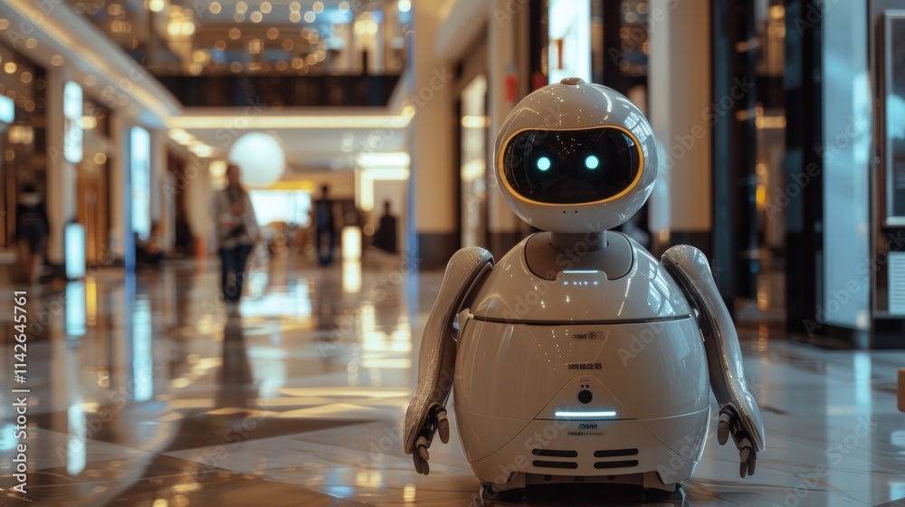 Robot in a Shopping Mall: Exploring the Intersection of Technology and Consumerism Robot in a Shopping Mall: Exploring the Intersection of Technology and Consumerism