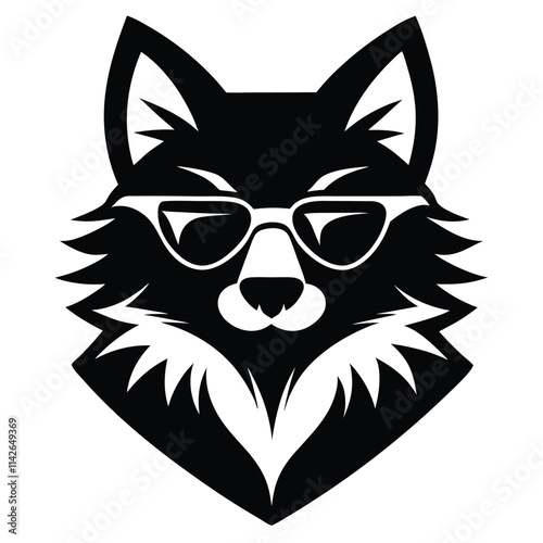 a dog illustration, white background,