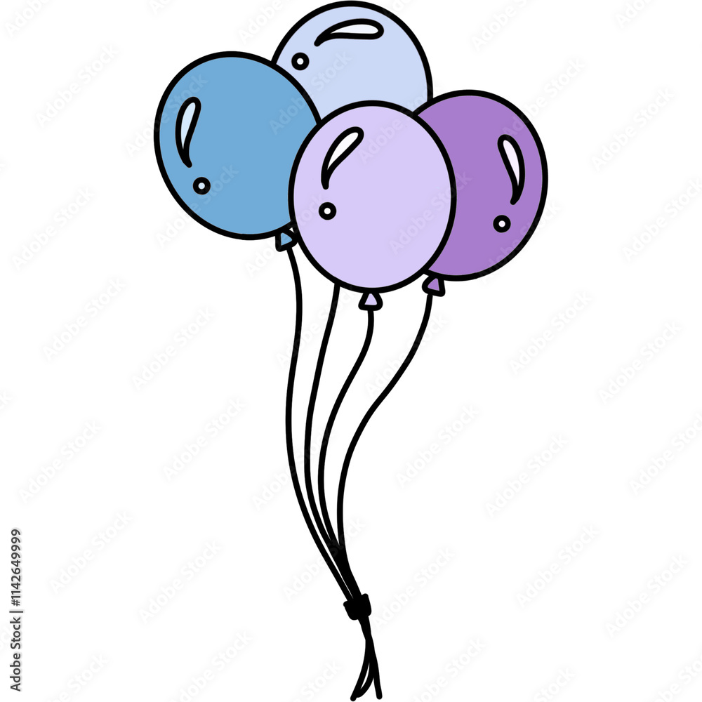Naklejka premium Balloons