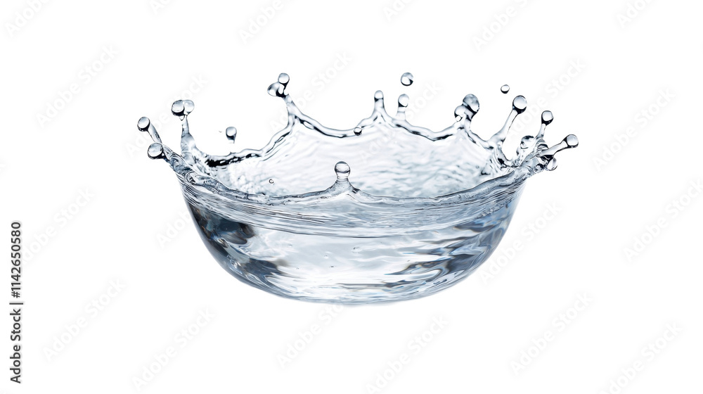 Water Splash in Mid-Air, isolated on a transparent background Water Splash in Mid-Air, isolated on a transparent background