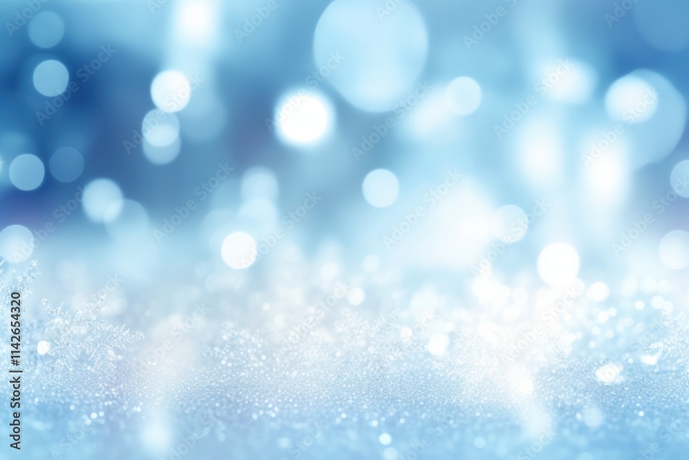 A serene bokeh background featuring frosty white and blue lights that resemble snowflakes gently falling. The delicate glow and sparkling effect add a touch of winter magic. A serene bokeh background featuring frosty white and blue lights that resemble snowflakes gently falling. The delicate glow and sparkling effect add a touch of winter magic.