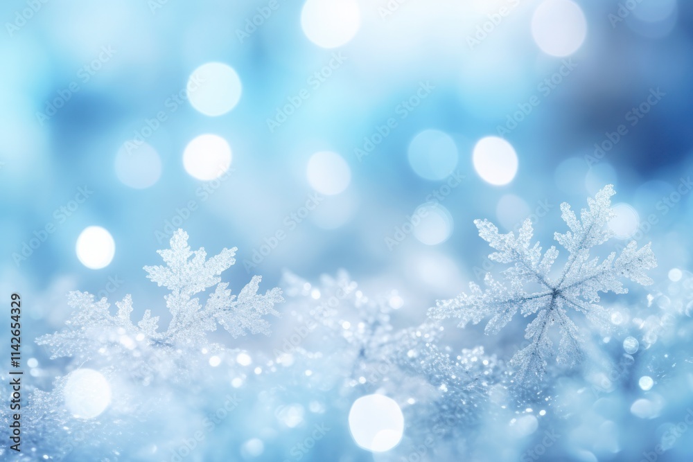 A serene bokeh background featuring frosty white and blue lights that resemble snowflakes gently falling. The delicate glow and sparkling effect add a touch of winter magic. A serene bokeh background featuring frosty white and blue lights that resemble snowflakes gently falling. The delicate glow and sparkling effect add a touch of winter magic.