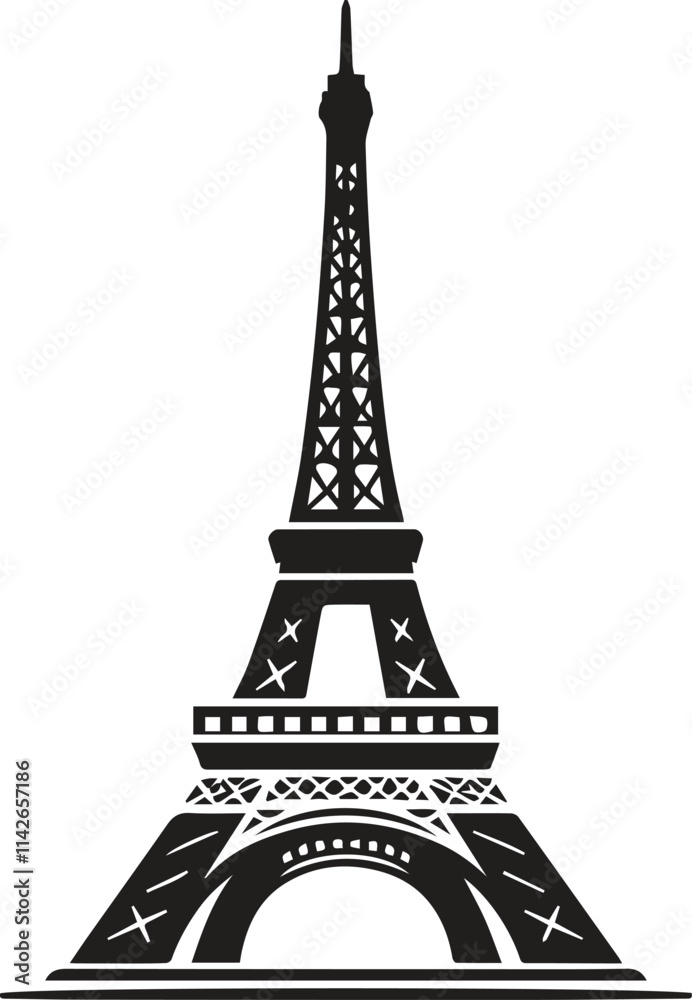 Obraz premium eiffel tower city