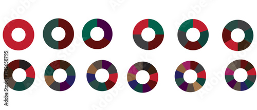 Set of infographic elements: bar graphs, statistics, pie charts, icons, presentation graphics