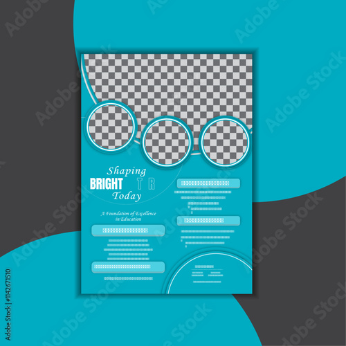 flyer, design, template, business, 