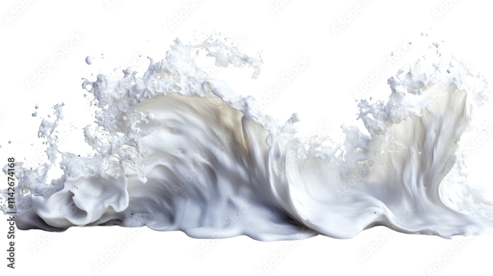Milk splash, transparent background Milk splash, transparent background