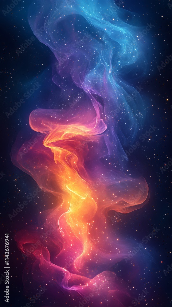 Abstract cosmic nebula artwork space glowing high resolution hd image Abstract cosmic nebula artwork space glowing high resolution hd image