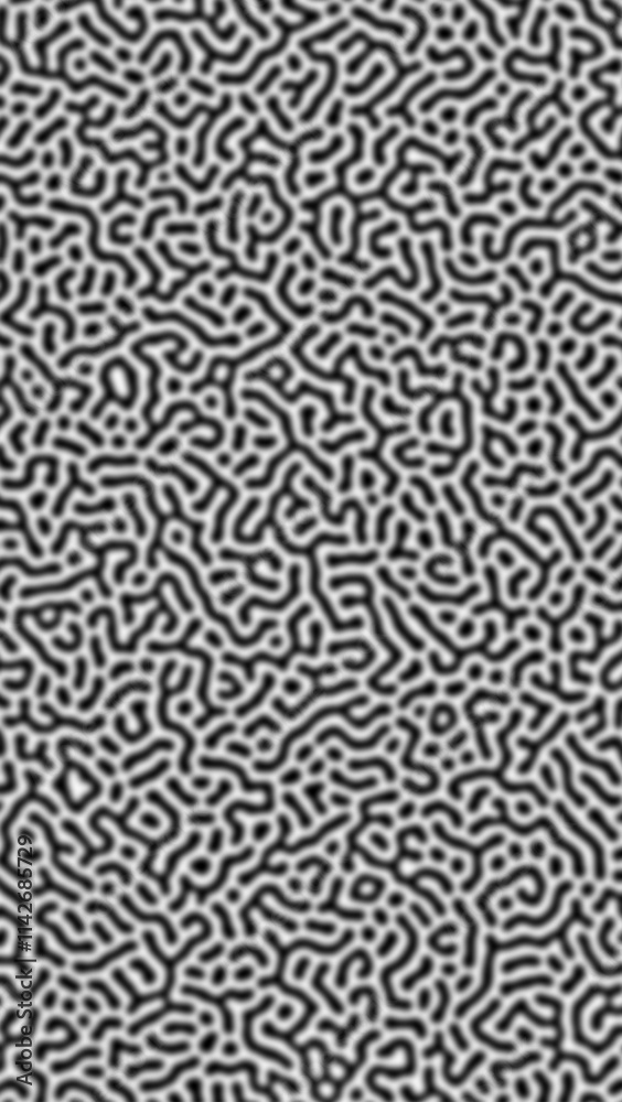 Turing Pattern Background textured black Generative algorithm psychedelic background Turing Pattern Background textured black Generative algorithm psychedelic background