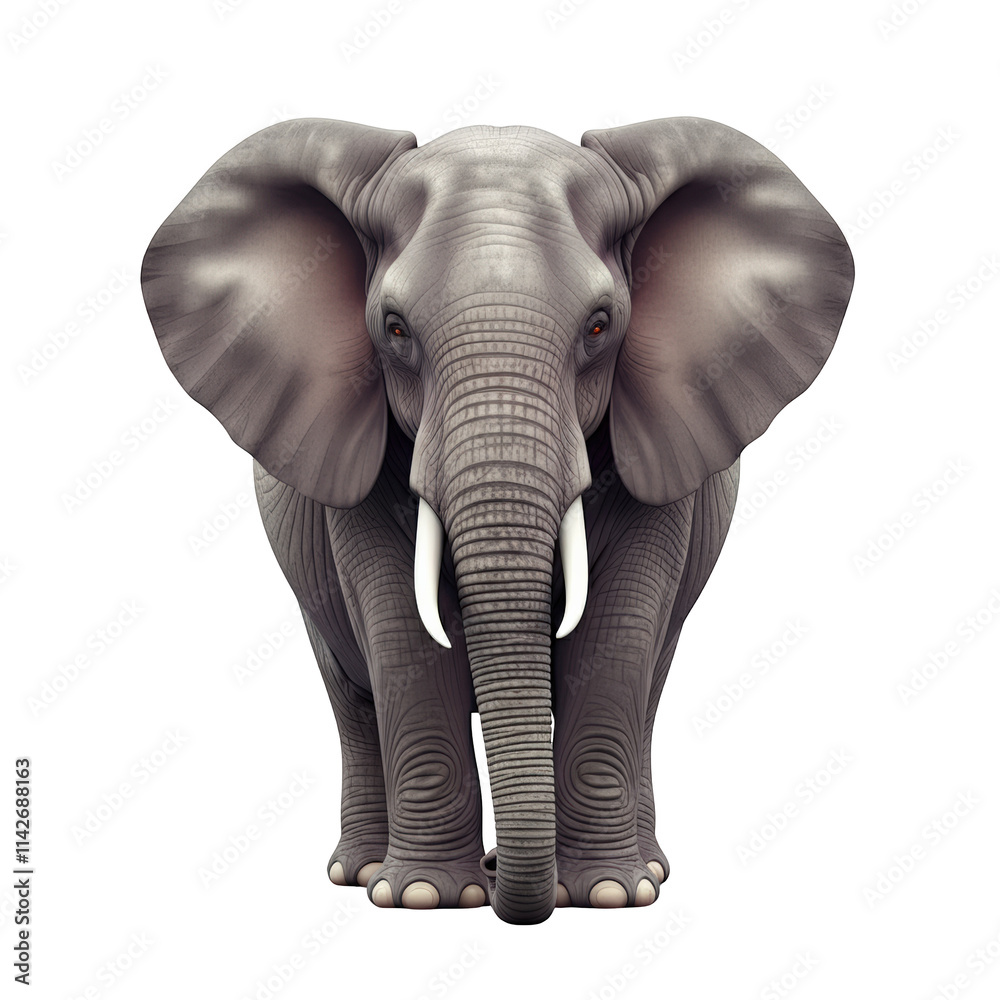 Fototapeta premium Majestic Elephant Portrait