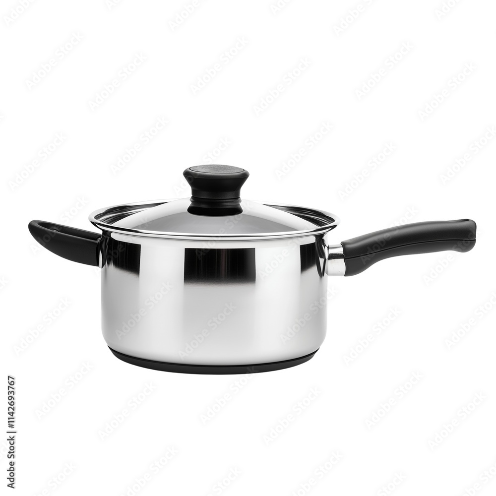 Saucepan Isolated On Transparent Background, ideal for kitchenware designs, product advertisements, and cooking related projects Saucepan Isolated On Transparent Background, ideal for kitchenware designs, product advertisements, and cooking related projects