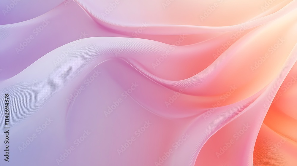 Obraz premium Abstract Pink and Purple Wave Pattern Design