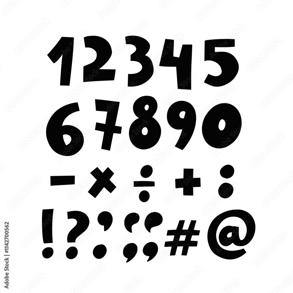 A delightful collection of playful numbers and symbols that are very engaging and fun A delightful collection of playful numbers and symbols that are very engaging and fun