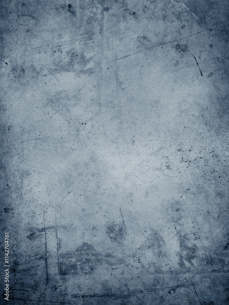 Obraz premium Blue textured concrete vertical background
