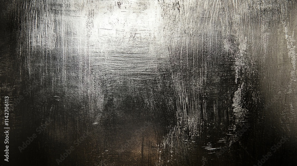 Fototapeta premium Abstract texture showing water droplets on a fogged surface.