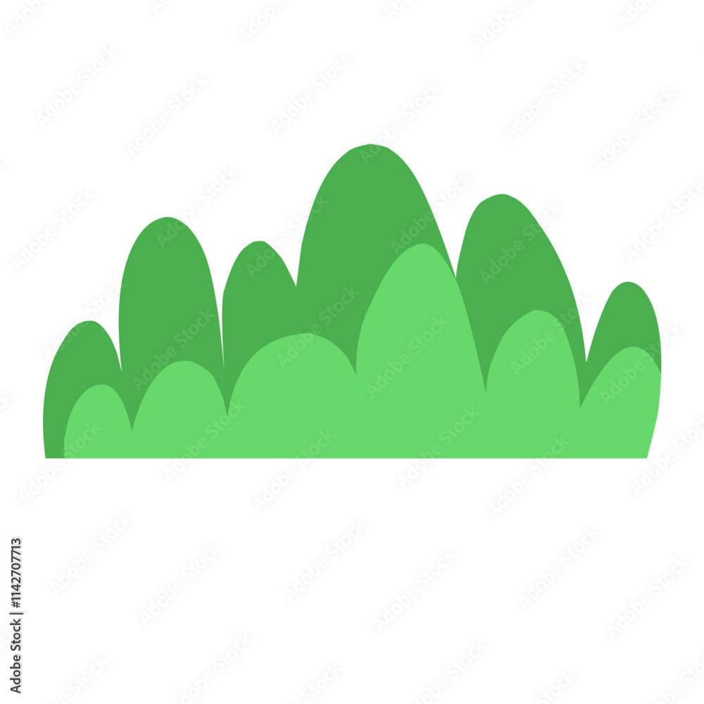 Hand Drawn Bush Vector Hand Drawn Bush Vector