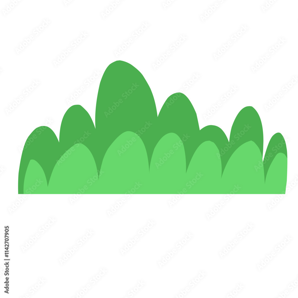 Hand Drawn Bush Vector Hand Drawn Bush Vector