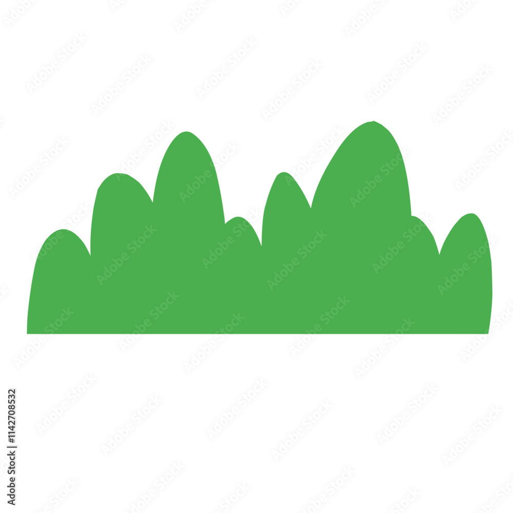 Hand Drawn Bush Vector Hand Drawn Bush Vector