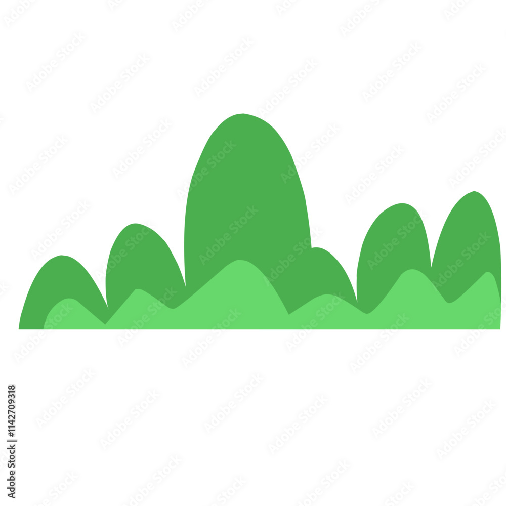 Hand Drawn Bush Vector Hand Drawn Bush Vector