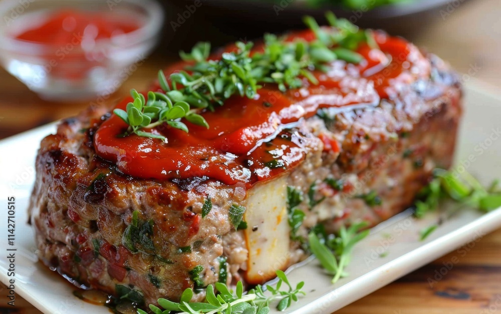 Delicious Herb and Cheese Stuffed Meatloaf Recipe Delicious Herb and Cheese Stuffed Meatloaf Recipe
