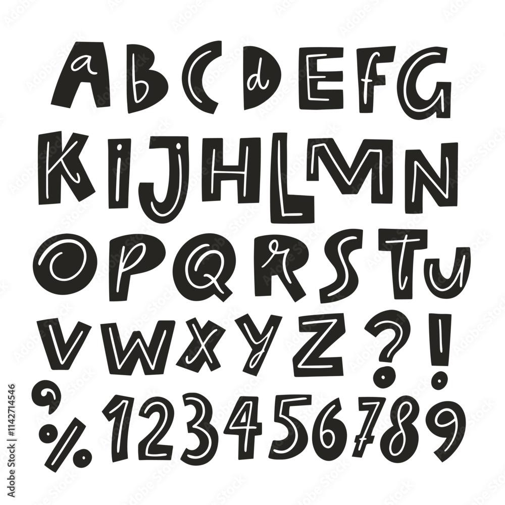 This is a beautifully crafted Handdrawn Alphabet and Numbers Graphic Design for various uses This is a beautifully crafted Handdrawn Alphabet and Numbers Graphic Design for various uses