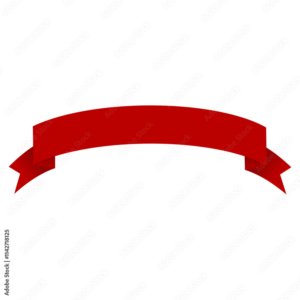 Tes curved ribbon banner Tes curved ribbon banner