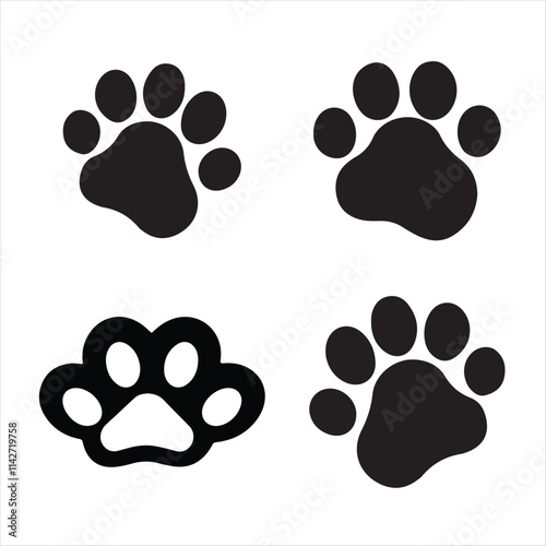 Cute Cat, Paw Design, for Pet Lovers photo