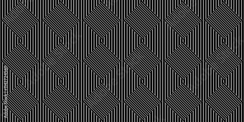 black and white seamless geometric pattern