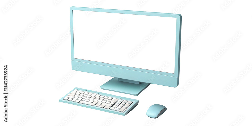 Realistic Monitor Mockup with Blank Screen Isolated on White Background – Perfect for Advertising, Promotions, and Product Displays Realistic Monitor Mockup with Blank Screen Isolated on White Background – Perfect for Advertising, Promotions, and Product Displays