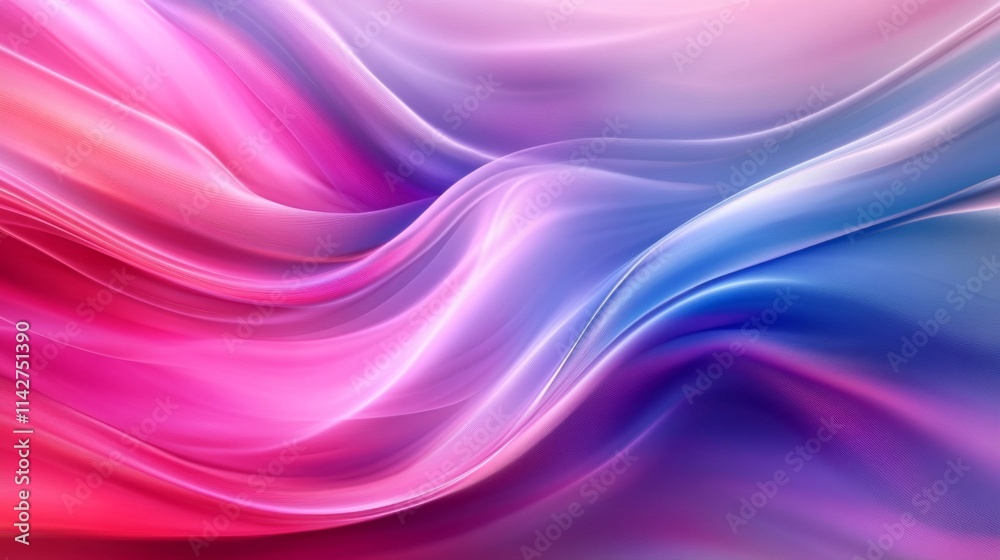 Fototapeta premium Abstract Colorful Waves for User-Friendly Design