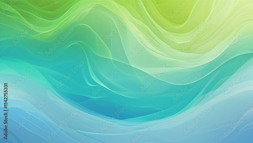 Fototapeta premium abstract green background, colorful web banner backdrop design