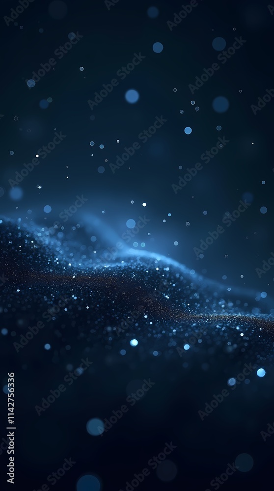 Fototapeta premium wallpaper dark night, stars and space, soft starlight