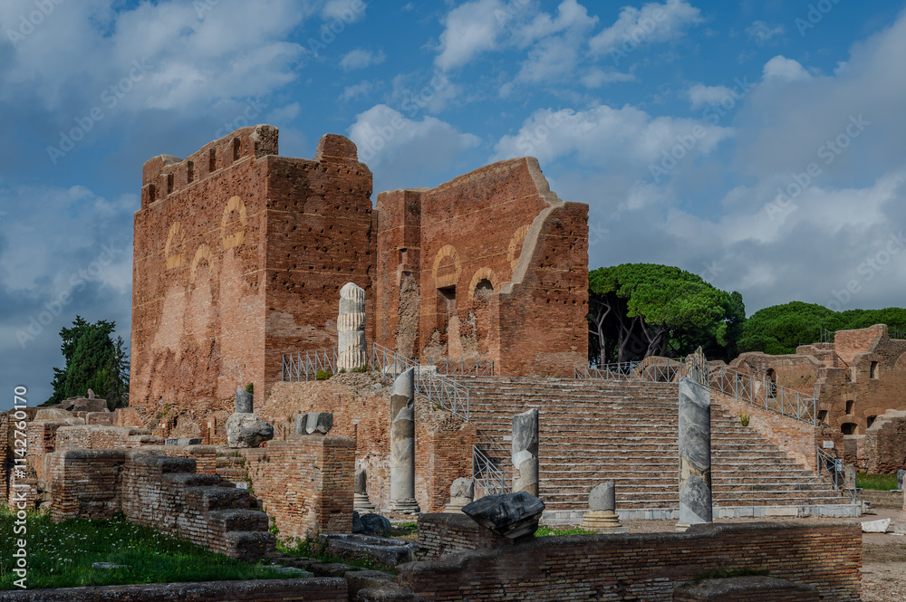 Ostia, Lazio. Archaeological Park of Ostia Antica