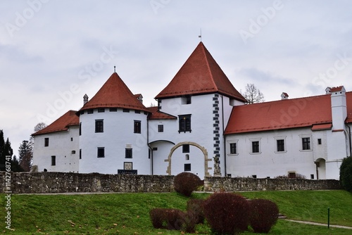 Burg von Warasdin, Kroatien am Abend