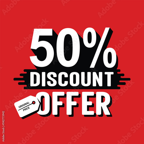 Professional 50% Off Discount Design