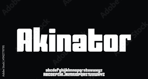 Modern dynamic sport type, fast speed alphabet vector typography with bold white letters and numbers. Race game font, dynamic sport type, space and future technology typeface abc characters and digits