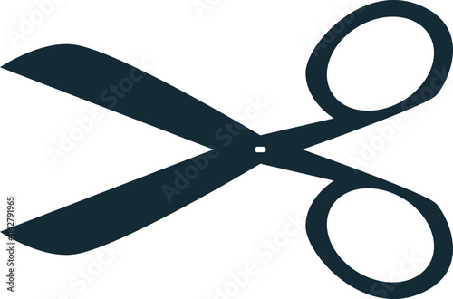 open scissor icon vector eps 10