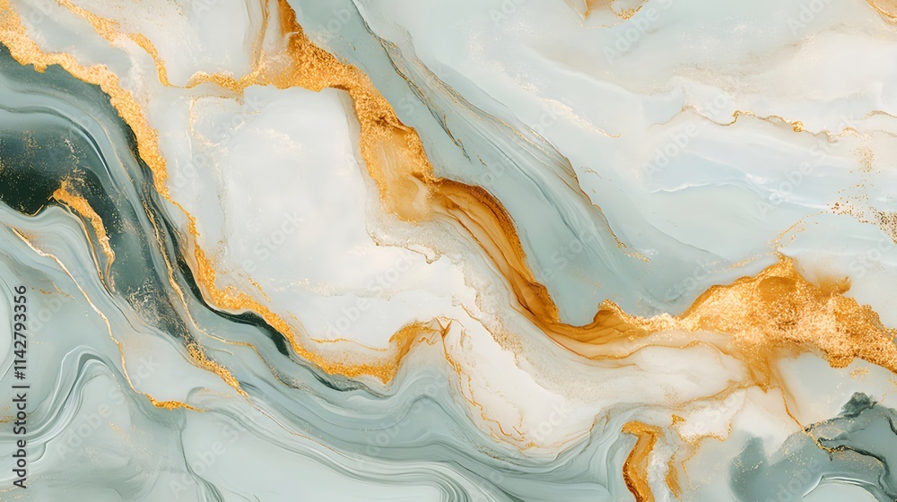 Abstract fluid art with gold and grey swirls. Abstract fluid art with gold and grey swirls.