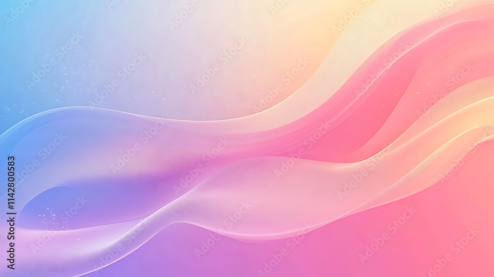 Pastel Waves Abstract Background Design Pastel Waves Abstract Background Design