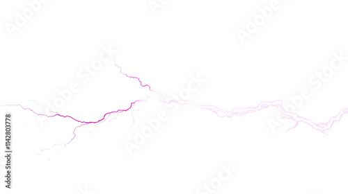 Electricity, transparent background