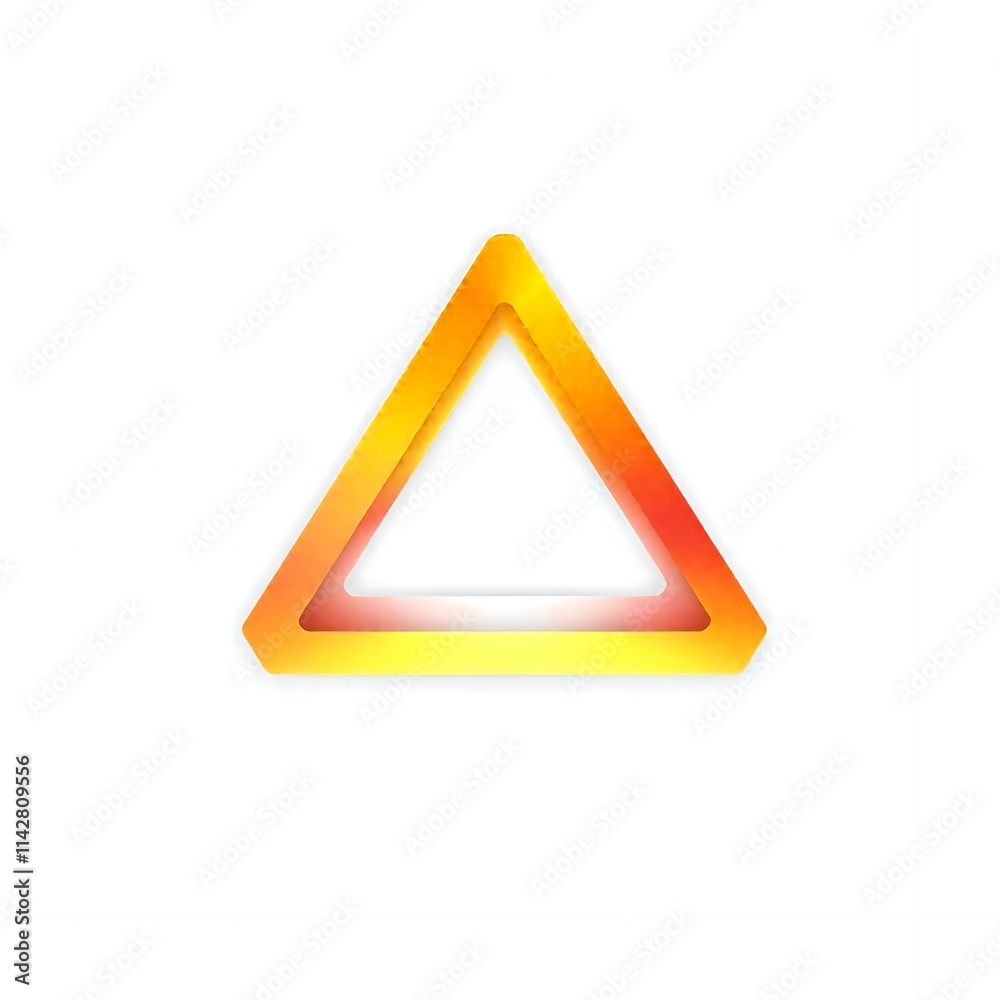 Abstract Triangle in Warm Hues Abstract Triangle in Warm Hues