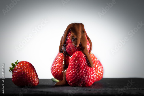 strawwberry and chokolate 