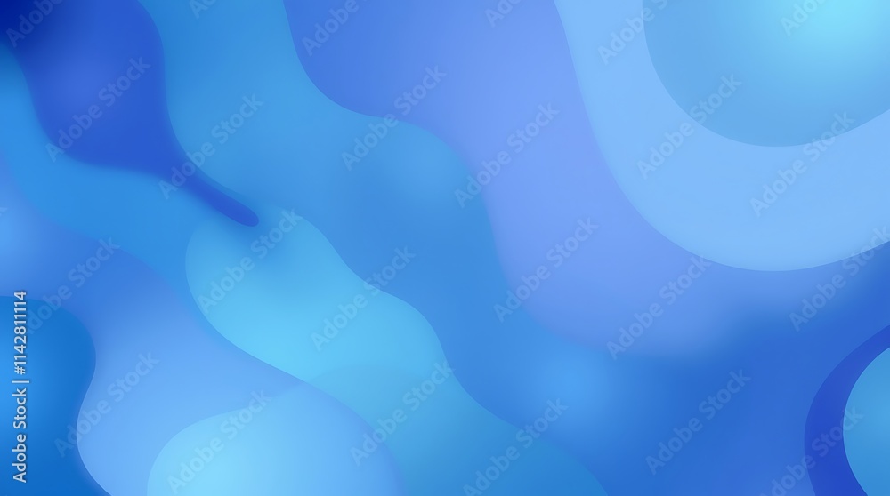Serene Blue Abstract Background Serene Blue Abstract Background