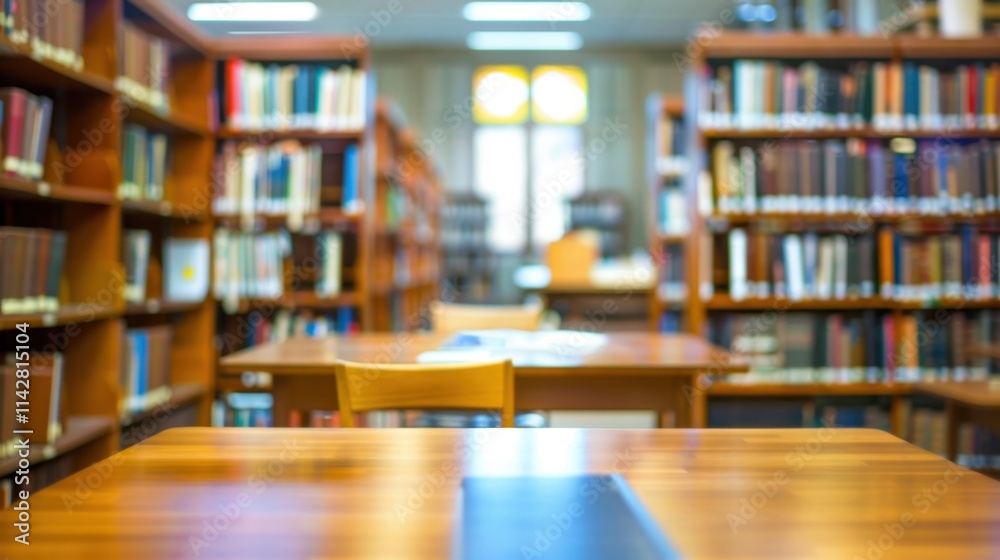 Library reading room with bookcases background in school, university, college, public place Library reading room with bookcases background in school, university, college, public place