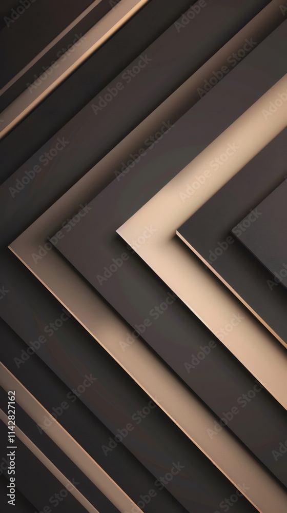 Abstract geometric background with dark and light brown arrow shapes. Abstract geometric background with dark and light brown arrow shapes.