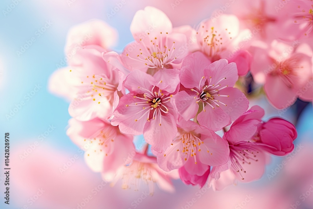 Cherry blossom branch. Spring. Background, wallpaper, banner, poster Cherry blossom branch. Spring. Background, wallpaper, banner, poster